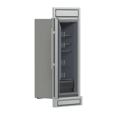 Forno Fortezza 32 Inch Left-Swing Freezer with Trim Kit, Stainless Steel, with Automatic Ice Maker