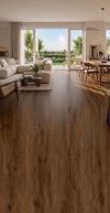Waterproof SPC Luxury Vinyl Plank Flooring – 12-Mil Wear Layer, Click-Lock, Scratch & Stain Resistant for DIY Installation