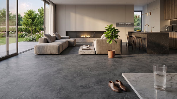 Waterproof SPC Luxury Vinyl Plank Flooring – 12-Mil Wear Layer, Click-Lock, Scratch & Stain Resistant for DIY Installation
