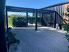 10x13 ft Upgraded All-Aluminum Louvered Pergola Kit - Thickened