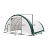 Single Truss Arch Storage Shelter W30'xL40'xH15'