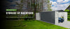 Storage At Backyard Metal Shed PC Banner new