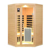 Two persons Hemlock Two-person Far Infrared Corner Indoor Sauna Room