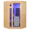 Two persons Hemlock Two-person Far Infrared Corner Indoor Sauna Room