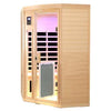 Two persons Hemlock Two-person Far Infrared Corner Indoor Sauna Room