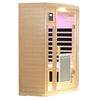 Two persons Hemlock Two-person Far Infrared Corner Indoor Sauna Room