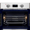 Forno Gallico 30-Inch Electric French Door Wall Oven, Stainless Steel, True Convection, Air Fry, Self-Cleaning