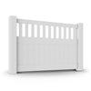 CheryLife 6’ x 4’ Vinyl Semi-Private Fence – White - Denver Series