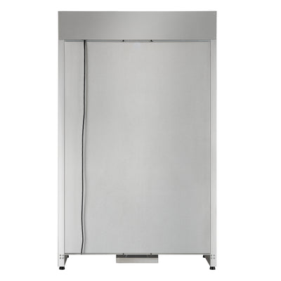 FORNO Abruzzo 48-Inch Dual Zones Wine Cellar, 102 Bottles, 24 cu. ft., Green Acrylic Holders & Black Shelves