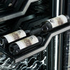 FORNO Abruzzo 48-Inch Dual Zone Wine Cellar, 102 Bottles, 24 cu. ft., Clear Acrylic Holders & Stainless Trim Shelves