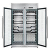FORNO Abruzzo 48-Inch Dual Zone Wine Cellar, 102 Bottles, 24 cu. ft., Clear Acrylic Holders & Stainless Trim Shelves