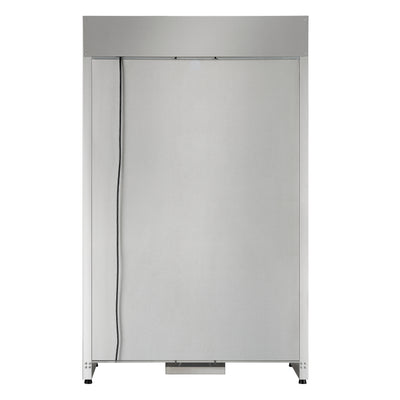 FORNO Abruzzo 48-Inch Dual Zone Wine Cellar, 102 Bottles, 24 cu. ft., Clear Acrylic Holders & Stainless Trim Shelves