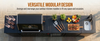 Cherylife 104-Inch 4-Burner 72,000 BTU Propane Gas Grill Island – Outdoor Kitchen with Wine Cooler, Refrigerator, Marble Countertops, Rotisserie & Sink