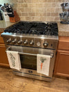 FORNO Giovanni 30-inch Gas Range Stainless Steel, 5 Burners 67,000 BTU, 4.32 cu.ft. Convection Oven