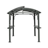 8x5 ft Grill Gazebo for BBQ, Galvanized Steel