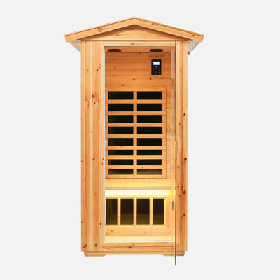 1 Person Outdoor Infrared Sauna Room - Cherylife.