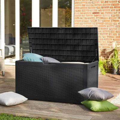 100 Gallon Outdoor Storage Deck Box Resin - Cherylife.