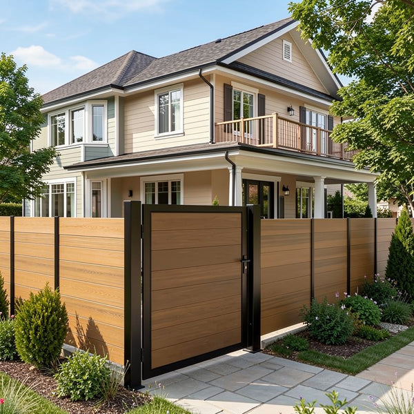CheryLife 3 ft/4 ft. W x 6 ft. H WPC Fence Gate Single