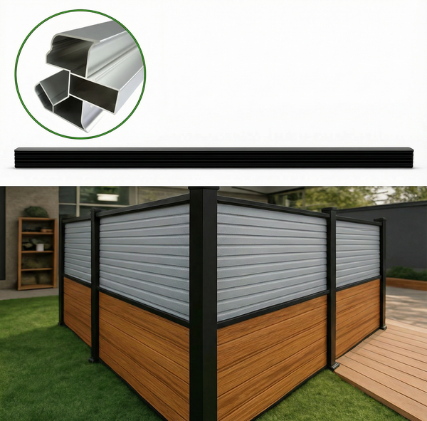 Flexible Angle Fence Corner Post – 6 ft | For Composite & Aluminum Fence Panels