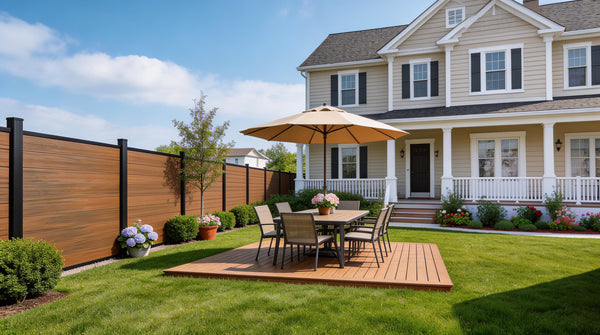 CheryLife Composite Fence Co-Extrusion Panel with Post