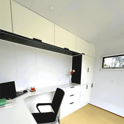 Modern Tiny Office Apple Cabin 10ft
